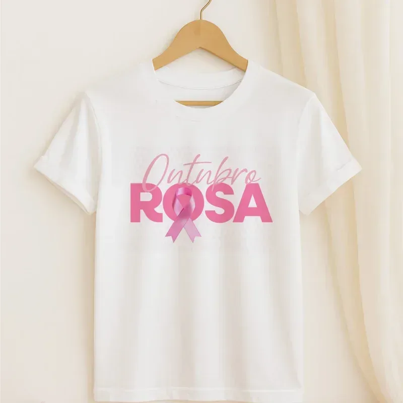 Camiseta Outubro Rosa V6