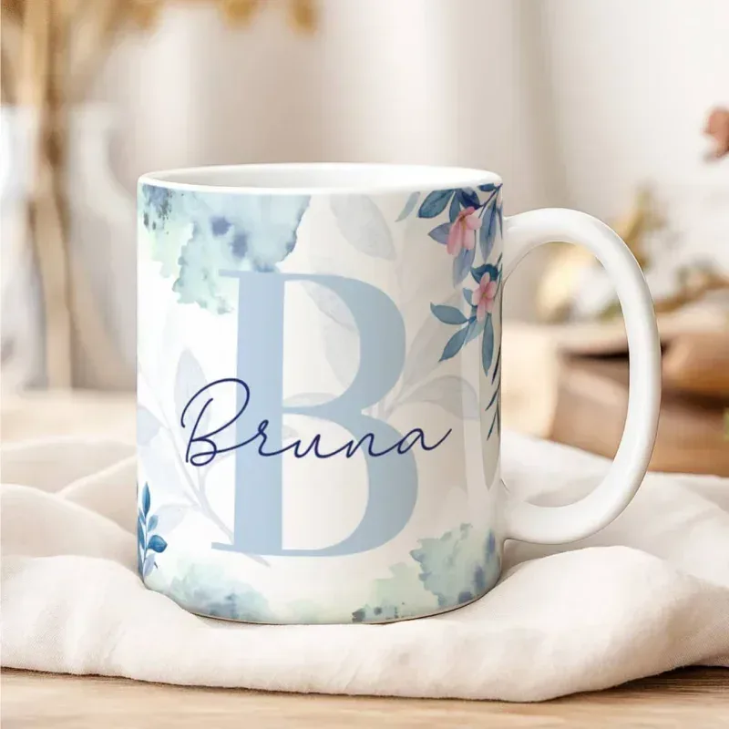 Caneca Alfabeto Floral A a Z V2-gallery