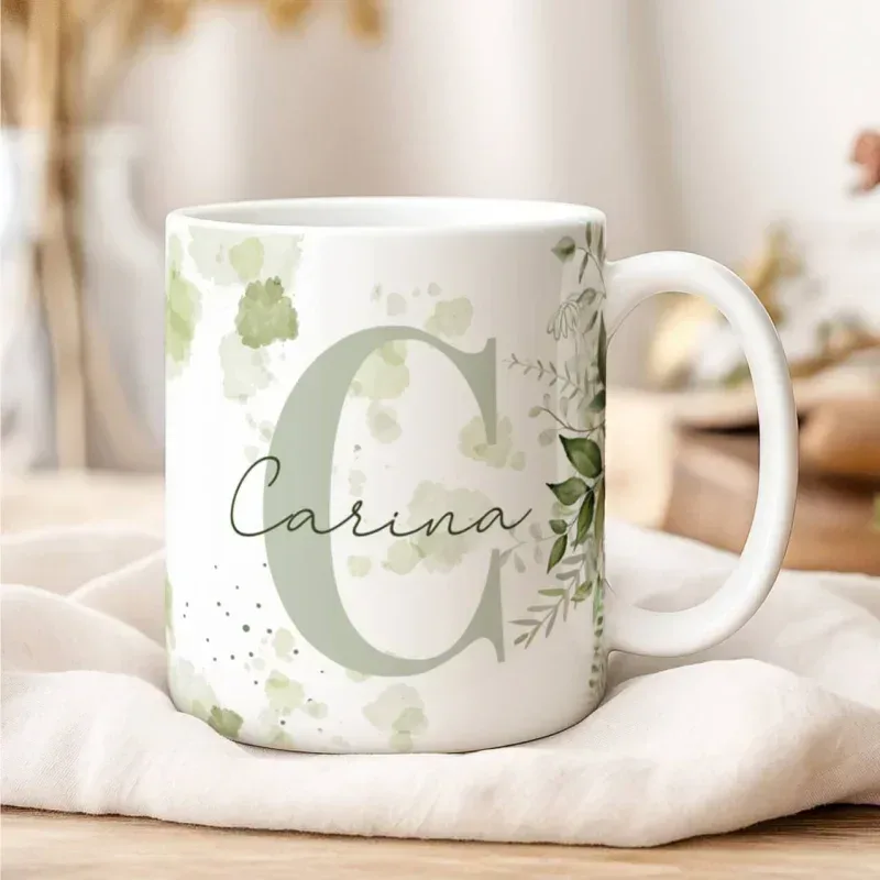 Caneca Alfabeto Floral A a Z V2-gallery