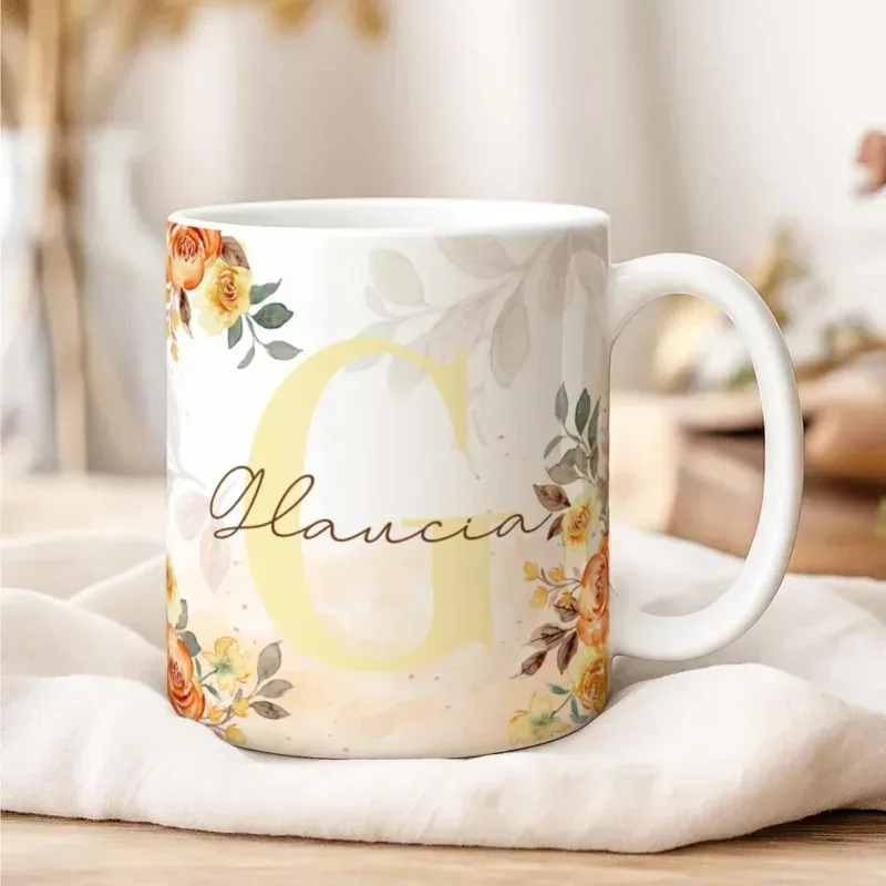 Caneca Alfabeto Floral A a Z V2-gallery