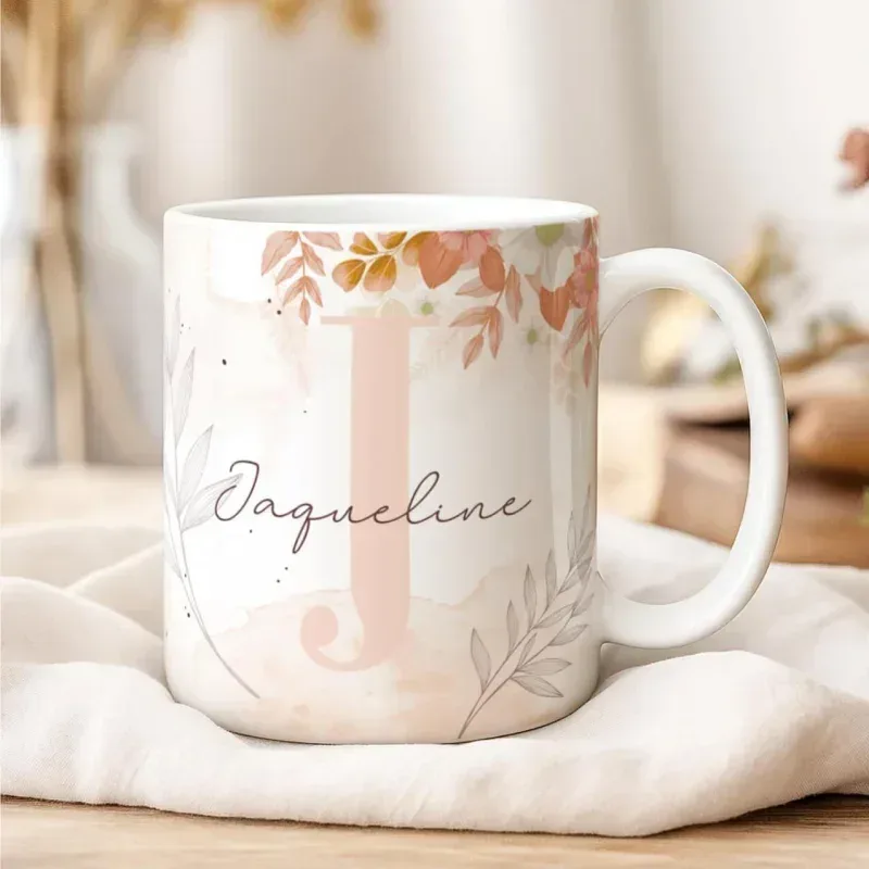 Caneca Alfabeto Floral A a Z V2-gallery