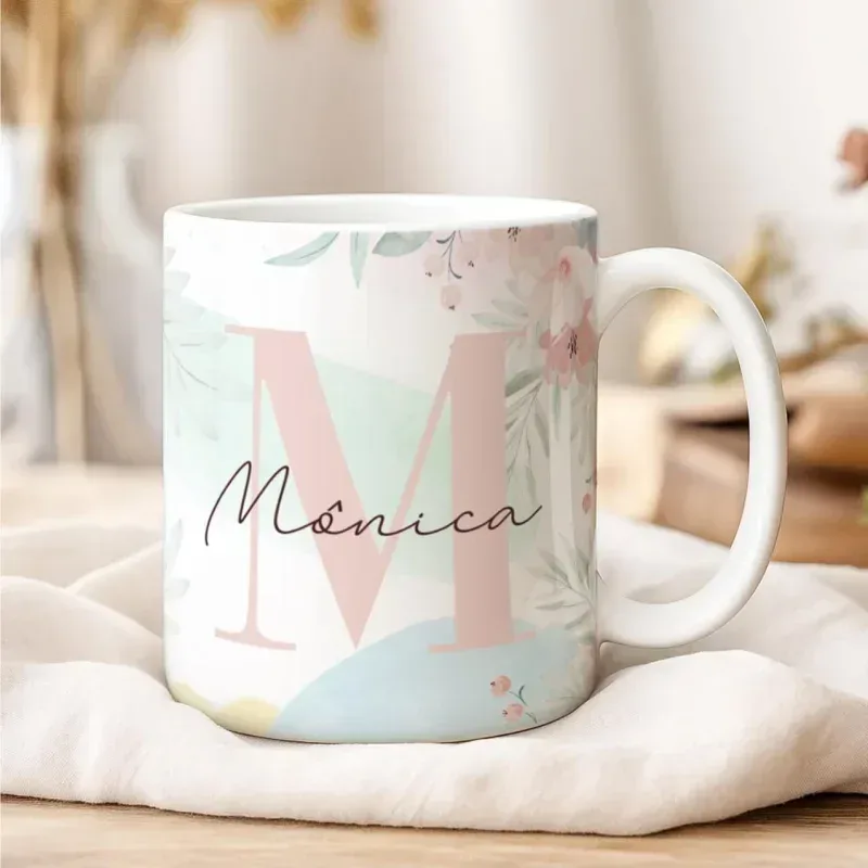 Caneca Alfabeto Floral A a Z V2-gallery