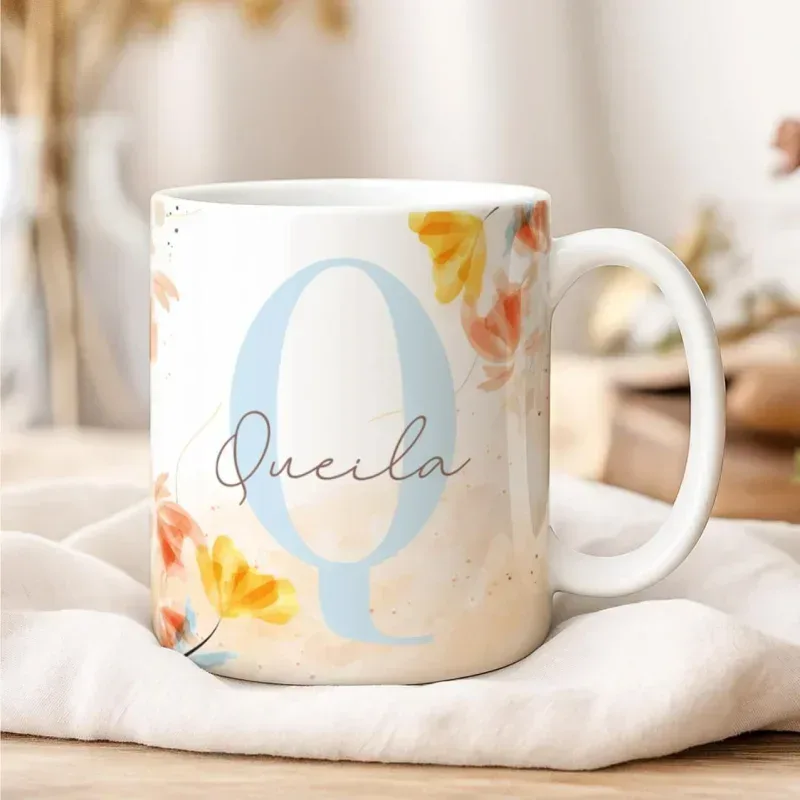 Caneca Alfabeto Floral A a Z V2-gallery