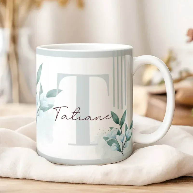 Caneca Alfabeto Floral A a Z V2-gallery