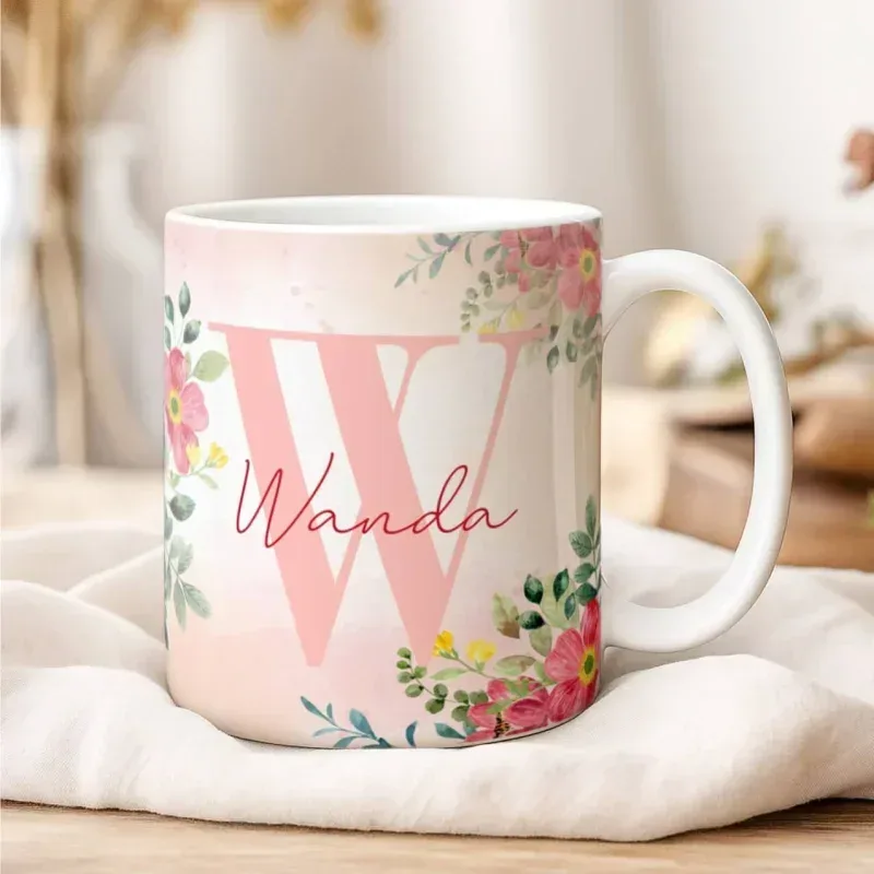 Caneca Alfabeto Floral A a Z V2-gallery