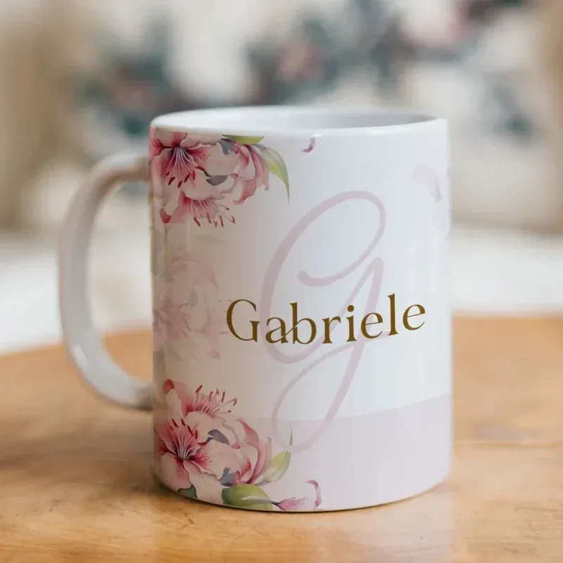 Caneca Alfabeto Floral A a Z V3-gallery