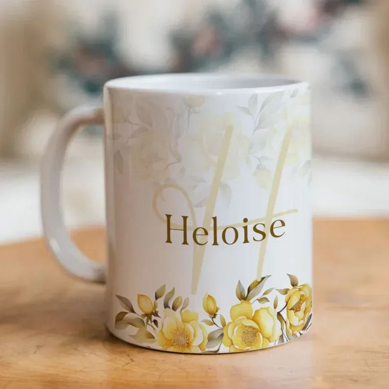 Caneca Alfabeto Floral A a Z V3-gallery