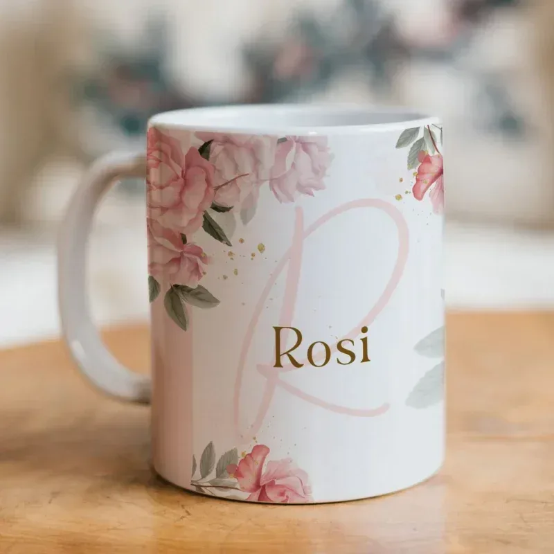 Caneca Alfabeto Floral A a Z V3-gallery