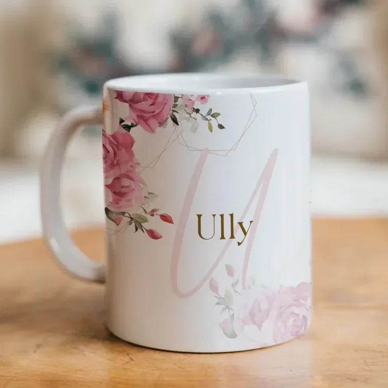 Caneca Alfabeto Floral A a Z V3-gallery