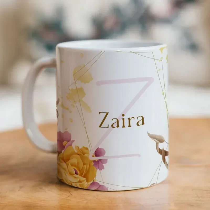 Caneca Alfabeto Floral A a Z V3-gallery