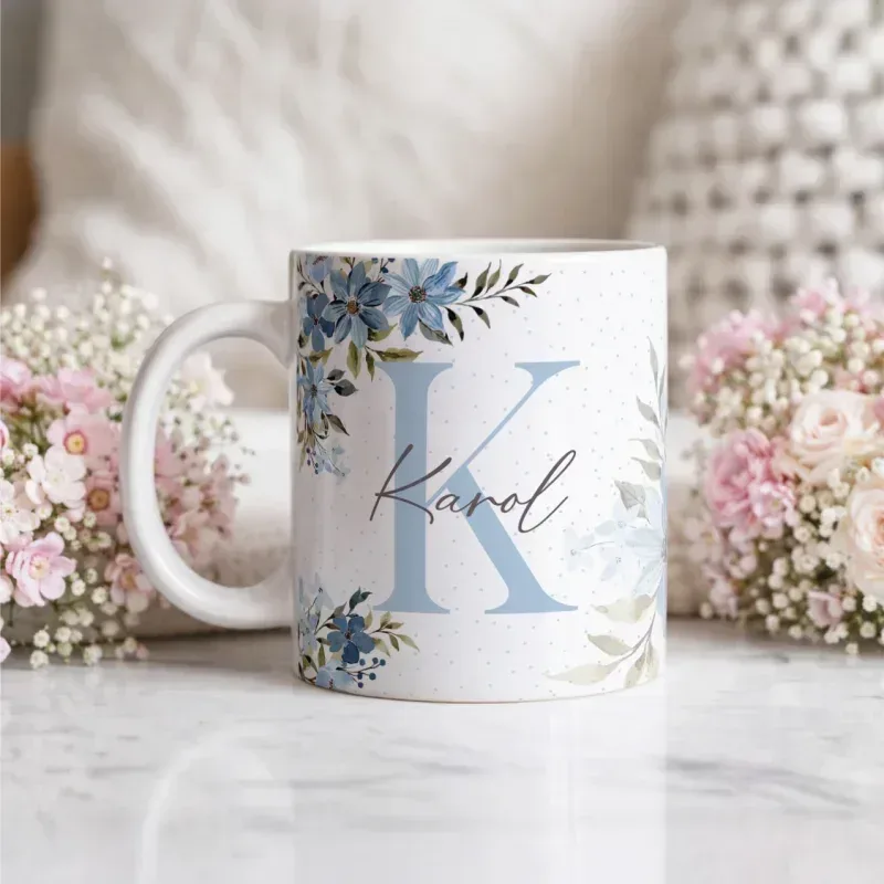 Caneca Alfabeto Floral A a Z V5-gallery