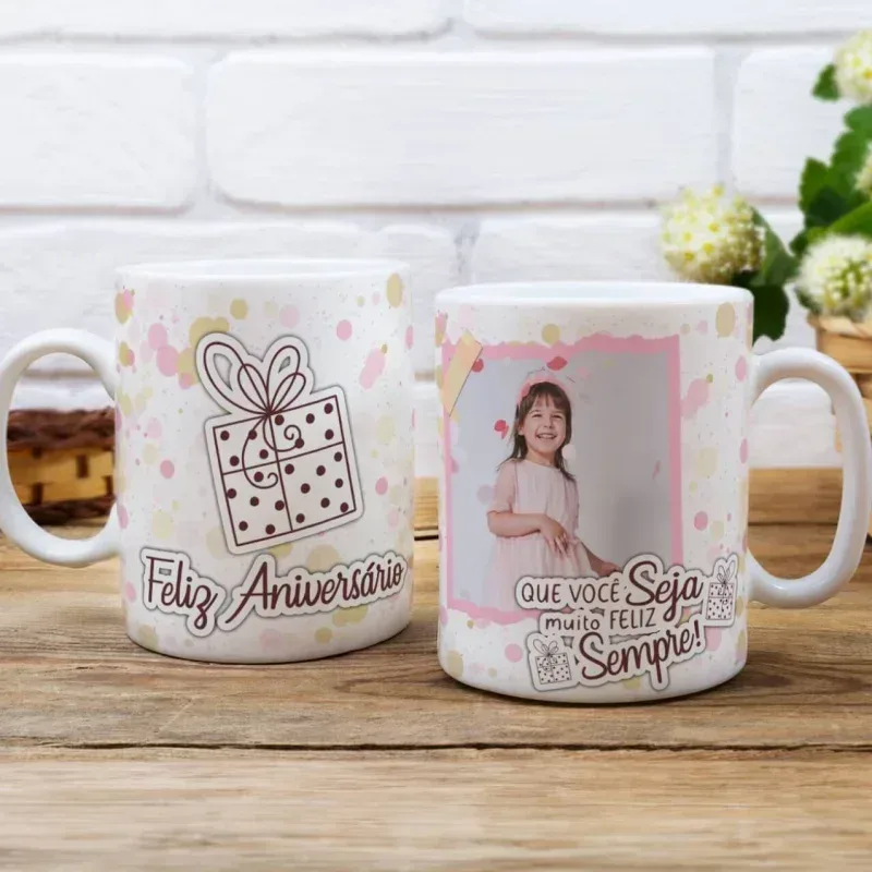 Caneca Aniversário – Que você seja muito feliz