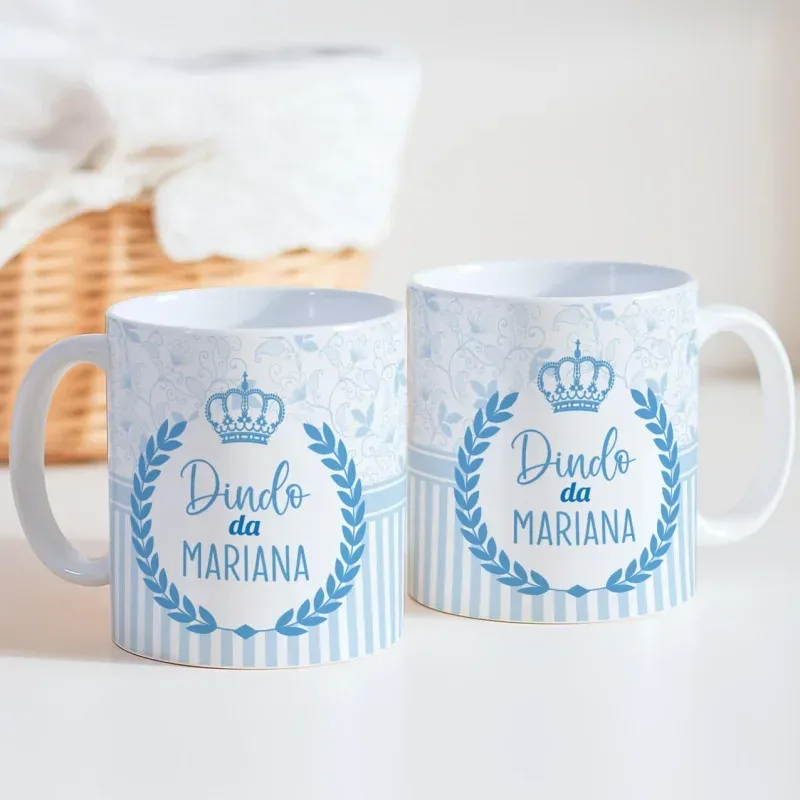 Caneca Dindos – Dindo da Nome Personalizado