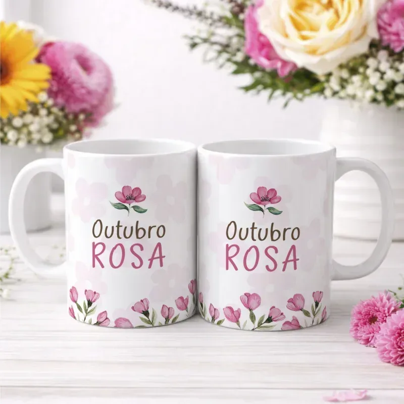 Caneca Outubro Rosa 2